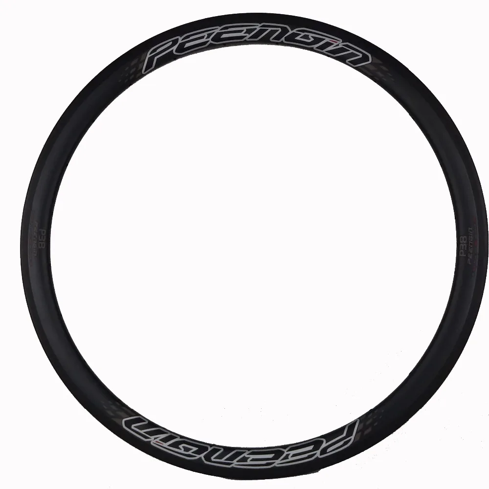 DIY PEENGIN Carbon Road Rim 700C U Shape 25Mm 38Mm Tubular 3K/UD/12K Twill Weave Available Racing Bike Wheel Light Quick Delivey