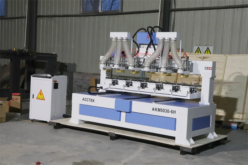 Máquina de grabado y corte de China, Kit de enrutador Cnc de 6000-24000rpm, 6 piezas de husillo para perforar raqueta de paleta