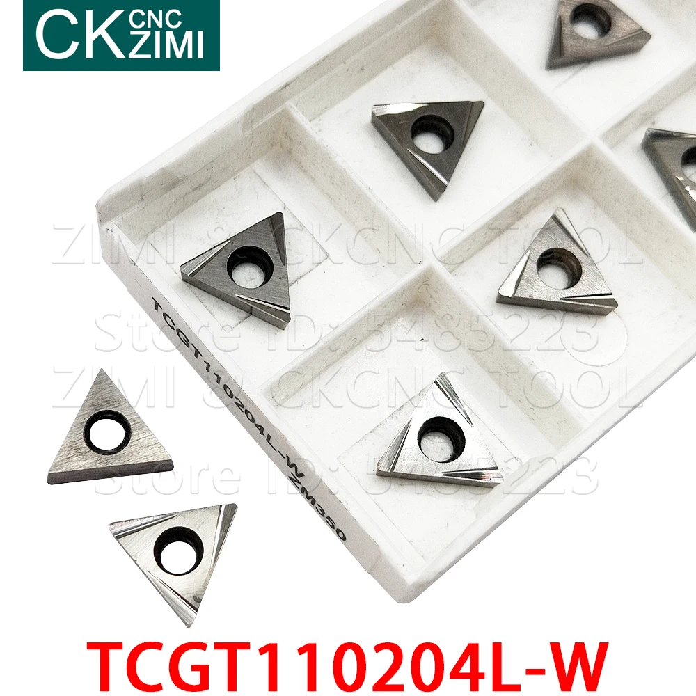 TCGT110204L-W TCGT 110204L W Cermet إدراج الشق إدراج تحول قطع أداة CNC المعادن مخرطة أداة ل الصلب الفولاذ المقاوم للصدأ