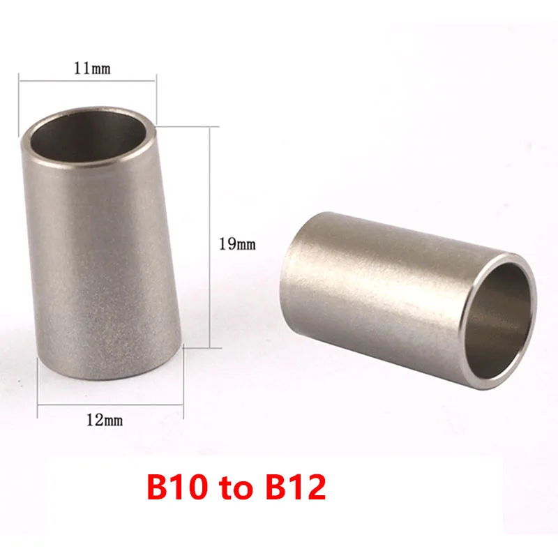 1pcs B12 to B16 B10 to B12 sleeve Drill Chuck transfer  B10 B12 B12 B16 Conversion Bit Drill chuck Conversion sleeve