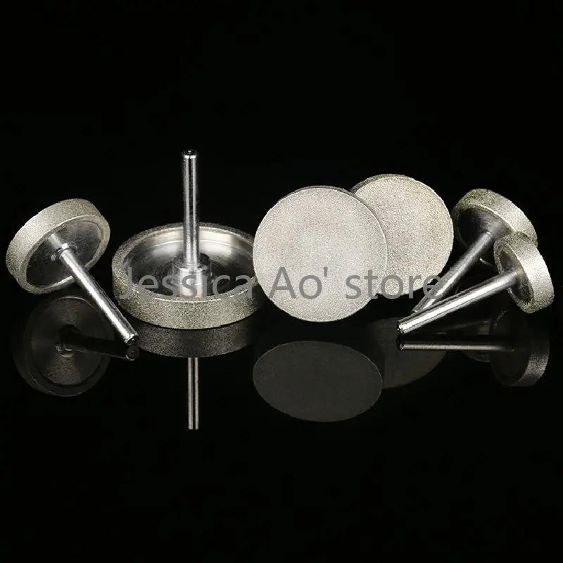 2 pezzi 20-40mm 80/240 grana a forma piatta mola diamantata pietra giada superficie levigante macchina per maglieria piatta appiattire strumento
