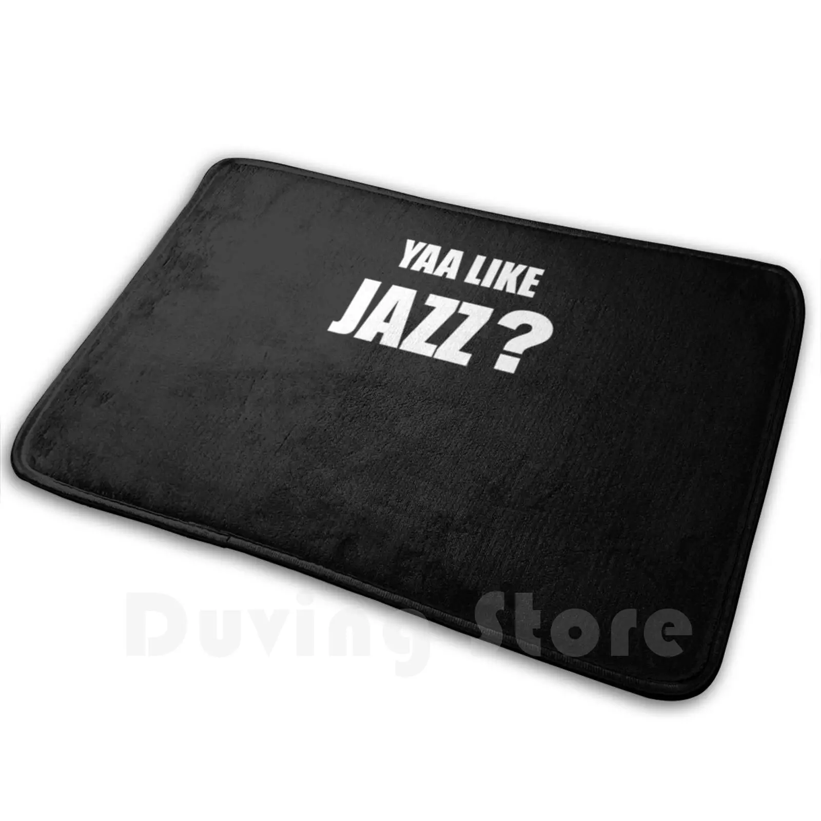 Lustiges Jazz Mat Rug Carpet Anti-Slip Floor Mats Bedroom Jazz Music Animal Concert Food Funny Saying Humor Jazz Musician Jazzed