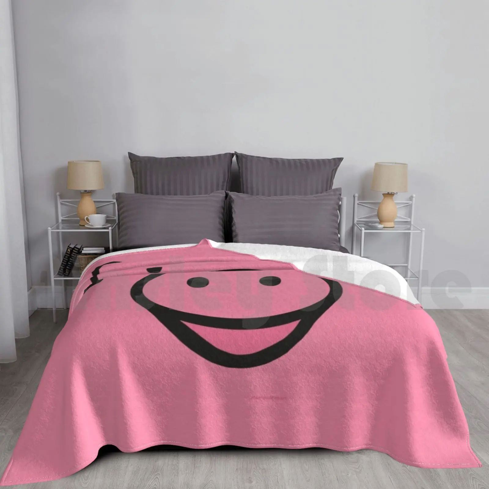 Pink Piggy Blanket Fashion Custom Pig Piggy Pink Pig Pink Pig Pig Piggy Snout Pig Snout Piggy Snout Piggy Bank