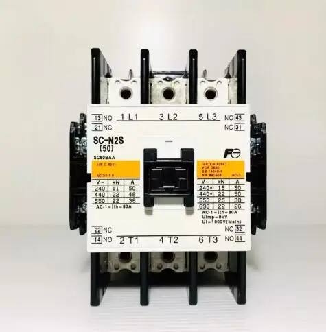 

SC-N2S AC220V 3P | 50A | 220VAC SC AC contactor (AC coil)