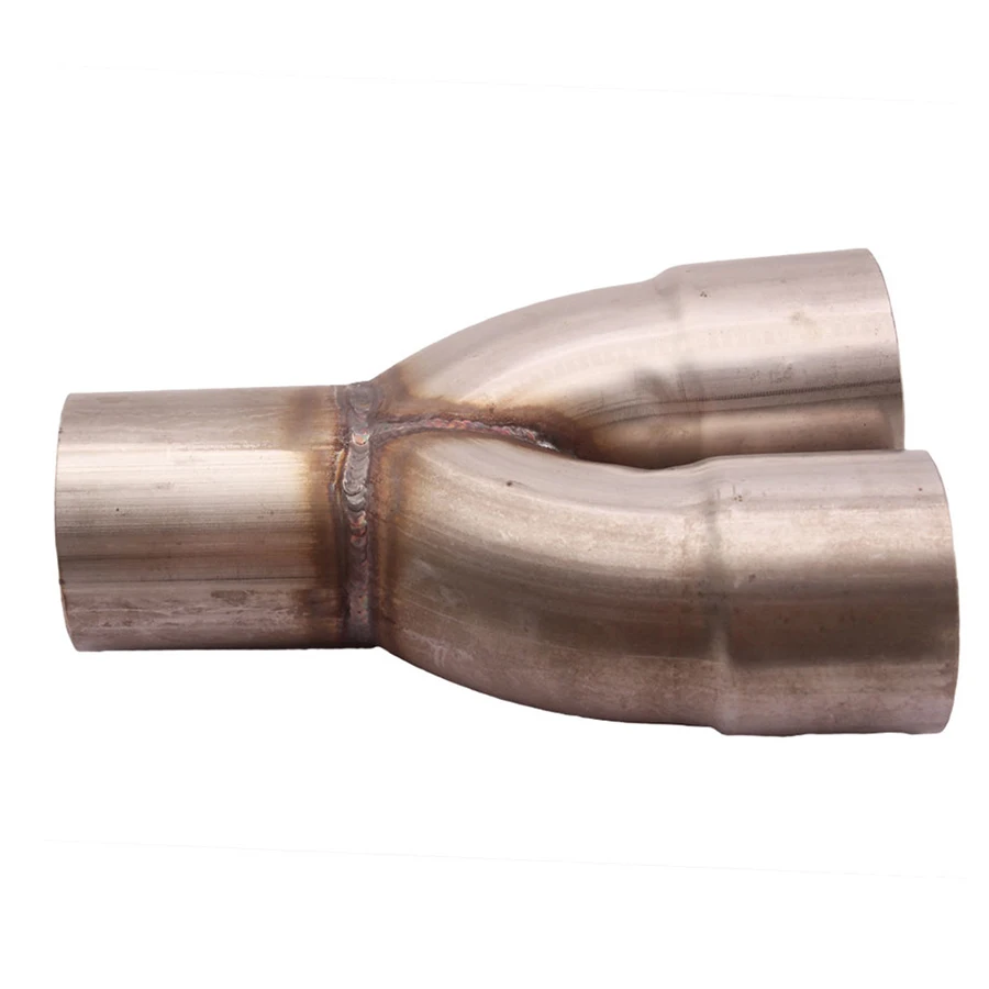 2-1 Exhaust Merge Collector Stainless Steel Dual 2.5\