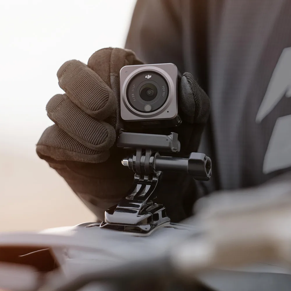 DJI Action 2 المغناطيسي محول جبل الملحقات الأصلية نعلق مع ما يقرب من أي ملحقات الكاميرا العمل للاتصال الآمن