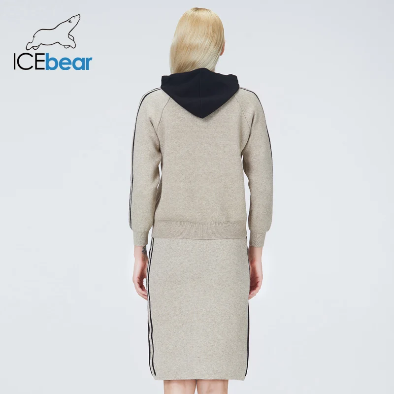 icebear 2022 fall female hooded sweater fashion women\'s apparel suit high quality brand sweaters NB-2315