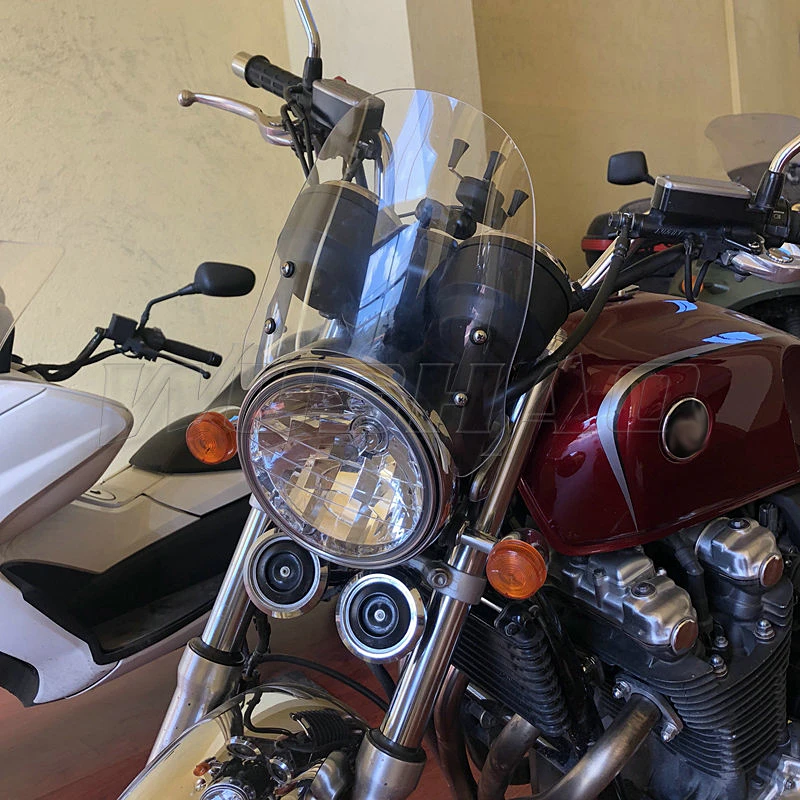 1992 - 2020 혼다 CB1300 CB400 CB400SF 슈퍼 포 CB1100EX CB1100RS 윈드스크린 스크린 브래킷 헤드라이트 마운트용 윈드실드