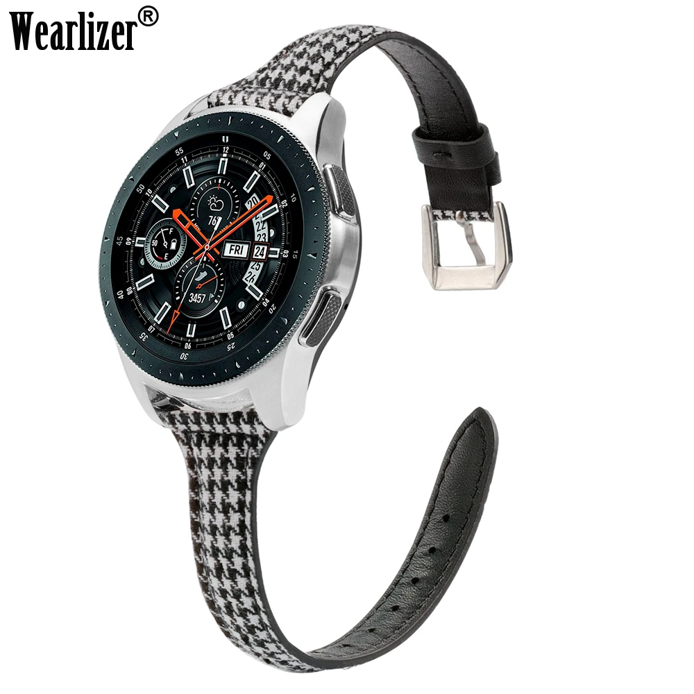 

Ремешок из натуральной кожи для Samsung Galaxy Gear S3 Galaxy 42 мм 46 мм Active, кожаный браслет для наручных часов 20 м 22 мм