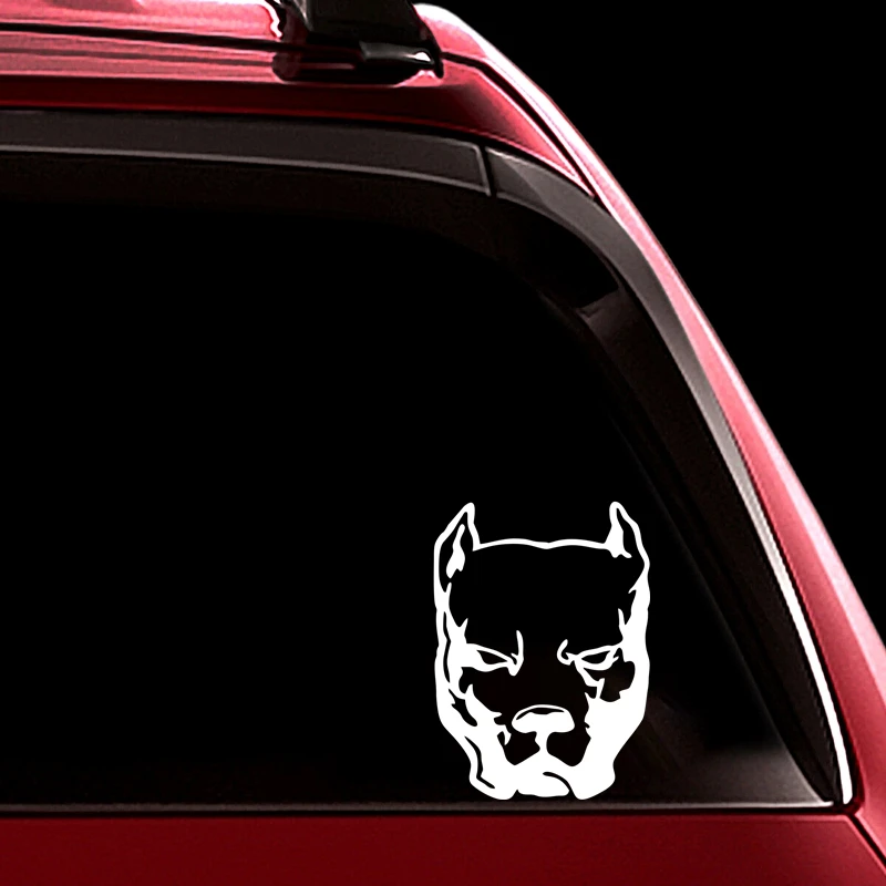 40116# Die-Cut Vinyl Decal Pitbull Car Sticker Waterproof Auto Decors on Car Body Bumper Rear Window