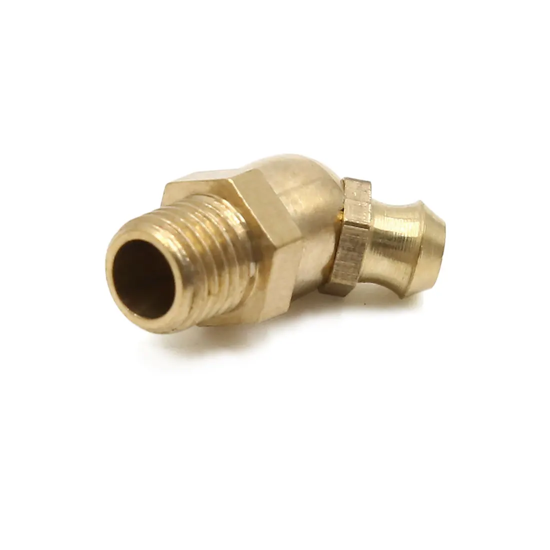 X Autohaux 6-24pcs M8 x 1 Thread Brass Straight 45 Degree Angle 90 Degree Angle Grease Nipple Fitting for Motorcycle Car