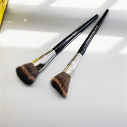 Pro Makeup Brushes Angled Diffuser 60 Foundation 64 with Soft Synthetic Hair Cosmetic Tool for Contour Highlighter Blush Powder