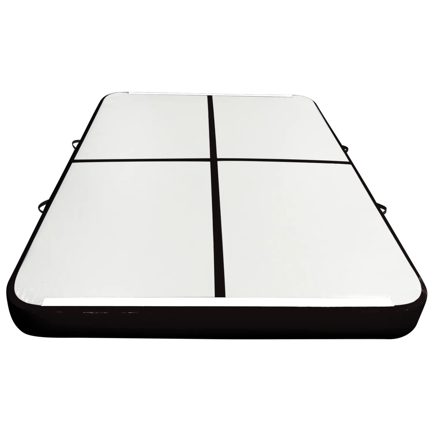 HIBADOU Air Track Gymnastik-Luftmatte, 3 x 2 x 0,2 m, Tumble Track Tumbling-Matte, aufblasbare Fußmatten mit elektrischer Luftpumpe – Detail 2