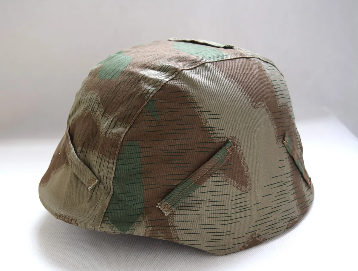 Replica de funda de casco reversible alemán Splinter Camo M35 M40 de recreación