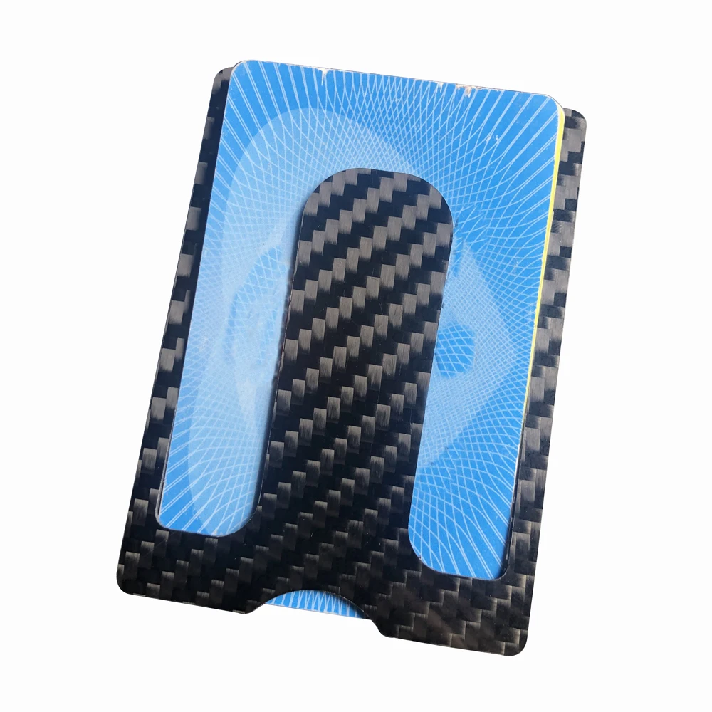 Ultra-thin carbon fiber mini Wallet RFID anti-theft credit card ID wallet