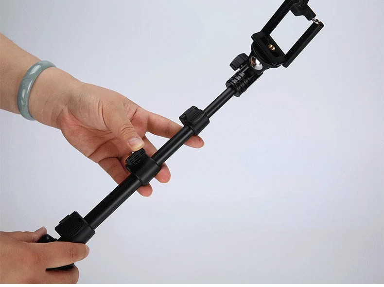 Supporto multifunzionale telescopico del treppiede del bastone del Selfie di controllo di Bluetooth per la ripresa della macchina fotografica/del telefono VCT-1388 di Yunteng