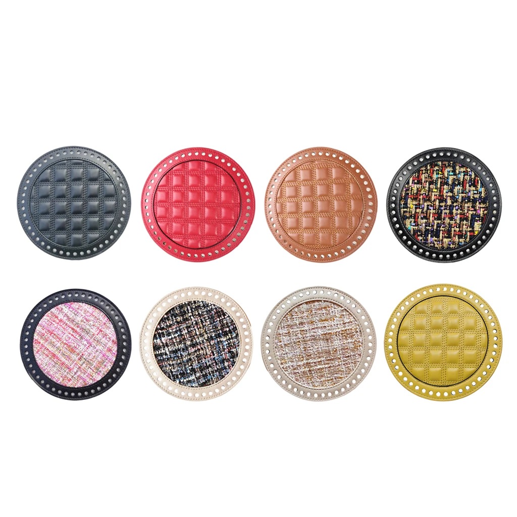 Round Design Crochet Bag Bottom Shaper Cushion Pad Insert Base for Purse Making