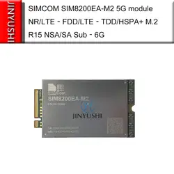 SIMCOM SIM8200EA‐M2 5G module with USB adapter NGFF to MINI PCIe Nano SIM card NR/LTE‐FDD/LTE‐TDD/HSPA+ M.2 R15 NSA/SA Sub‐6G