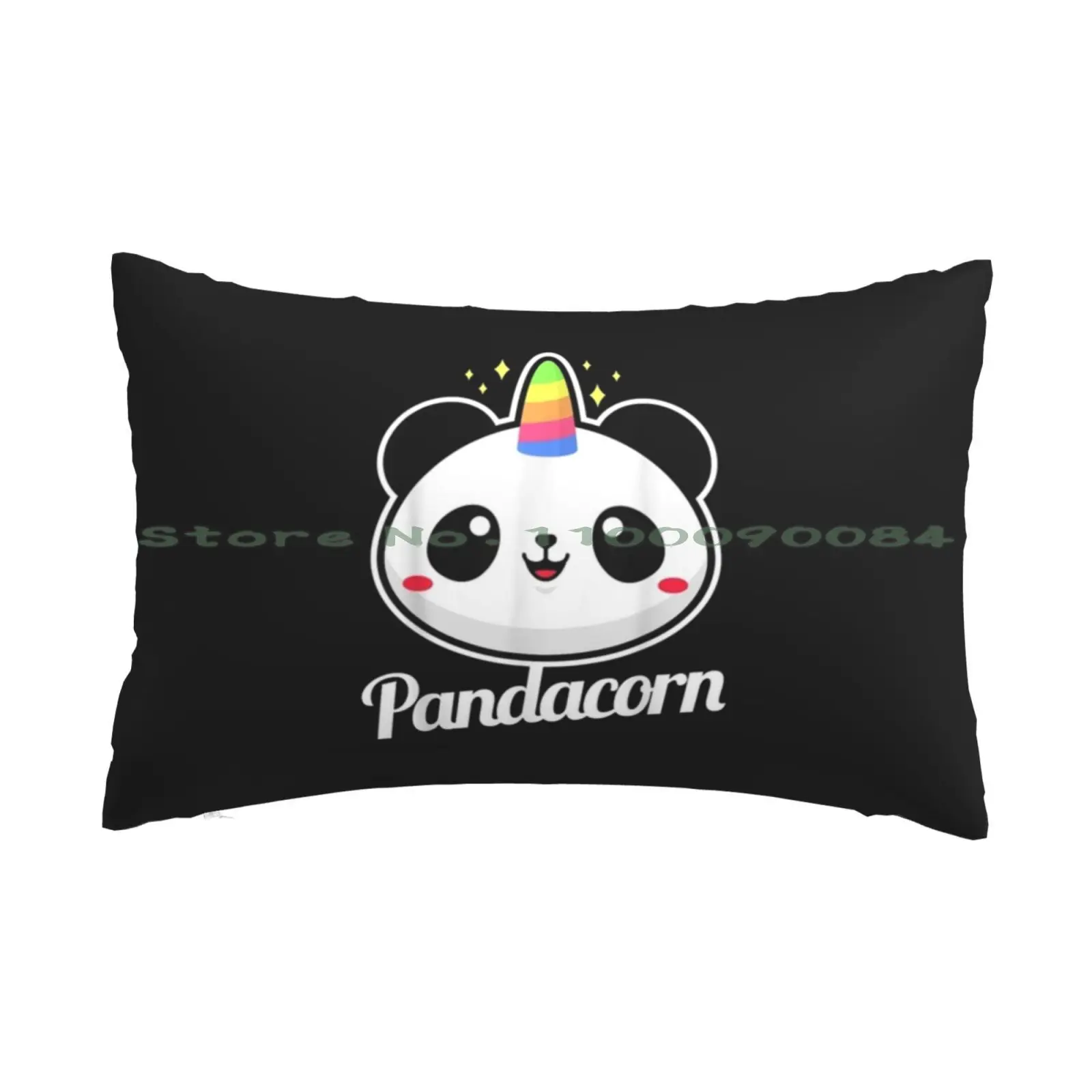 Cute Panda Unicorn T Shirt Animal Lover Kids Shirt Pandacorn Pillow Case 20x30 50*75 Sofa Bedroom Stingray Chevy C3 Corvette