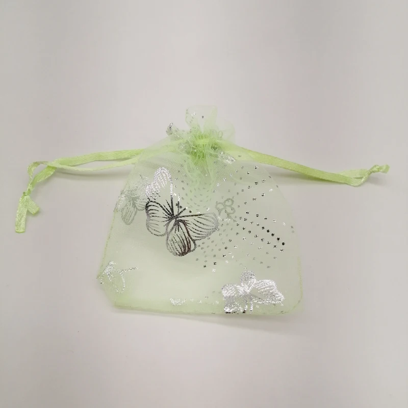 50Pcs Organza Butterfly Gift Bags 7x9 9x12 11x16 13x18 Butterfly Jewelry Bag Pouches Gift Bags For Jewelry Packaging Bag Storage