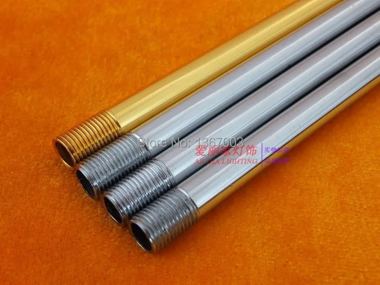 4 قطعة أسود أبيض كروم ذهبي اللون اثنين M10 الأسنان الخارجية مصباح أرضي كروم أنابيب مستقيمة ربط أنبوب أسنان مجوفة