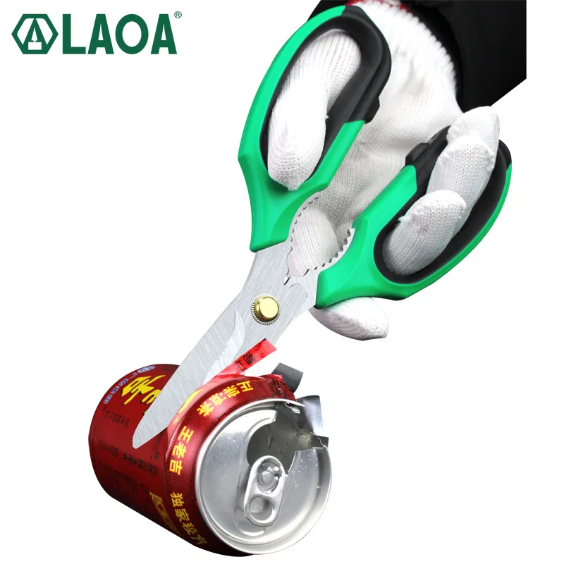 LAOA Stainless Household Scissors Multi Shears for Kitchen Made in Taiwan,China Crimp Tool Wire Cutting Hand Tools