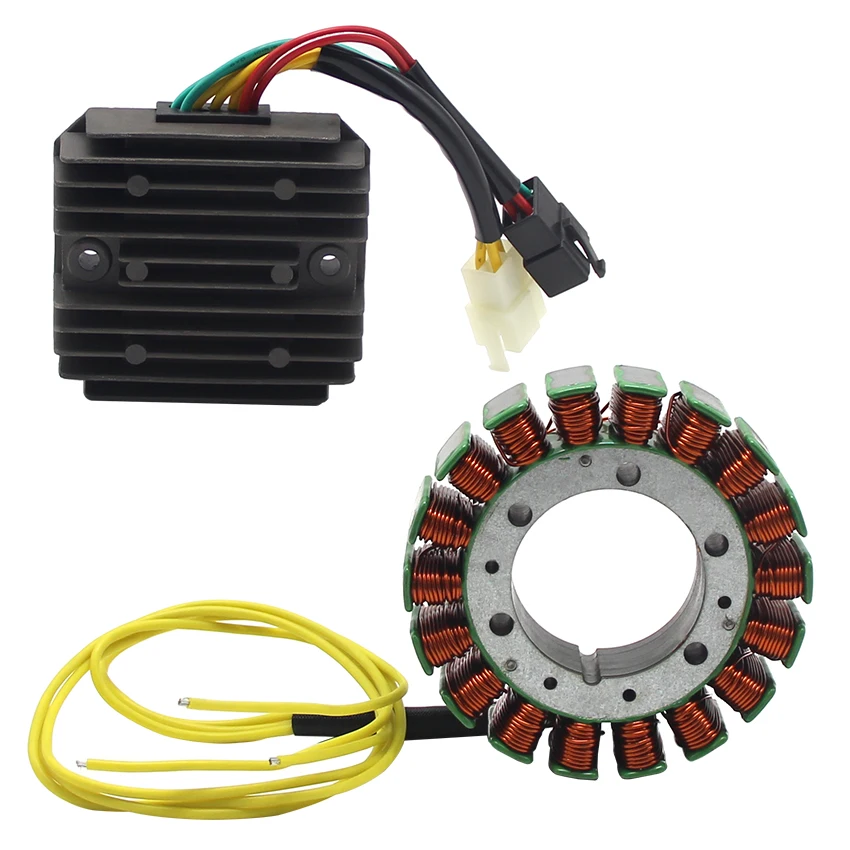 Zapłonu motocykla Magneto Stator iskrownik cewka i napięcie Regulator prostownika 12V zestaw dla Honda NT650 NT 650 Hawk GT 1988 1989 1990 1991