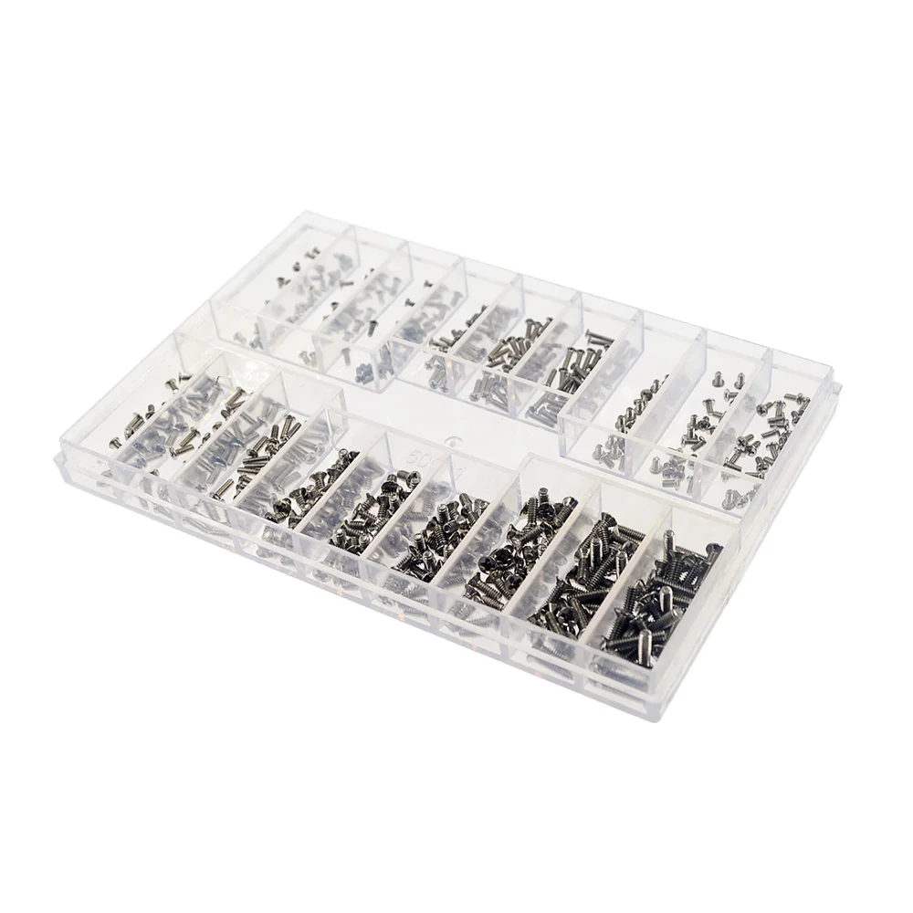 500Pcs 18 Types Mini screw DIY Kit Laptop Computer Assemble Repair Screw Fastener set
