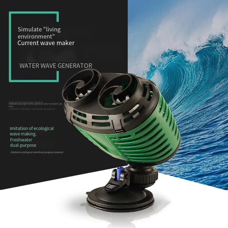 

360 adjustable degree submersible pump to make surfing wave for Aquarium fish tank, 1X 2X power head wave maker water pump fish