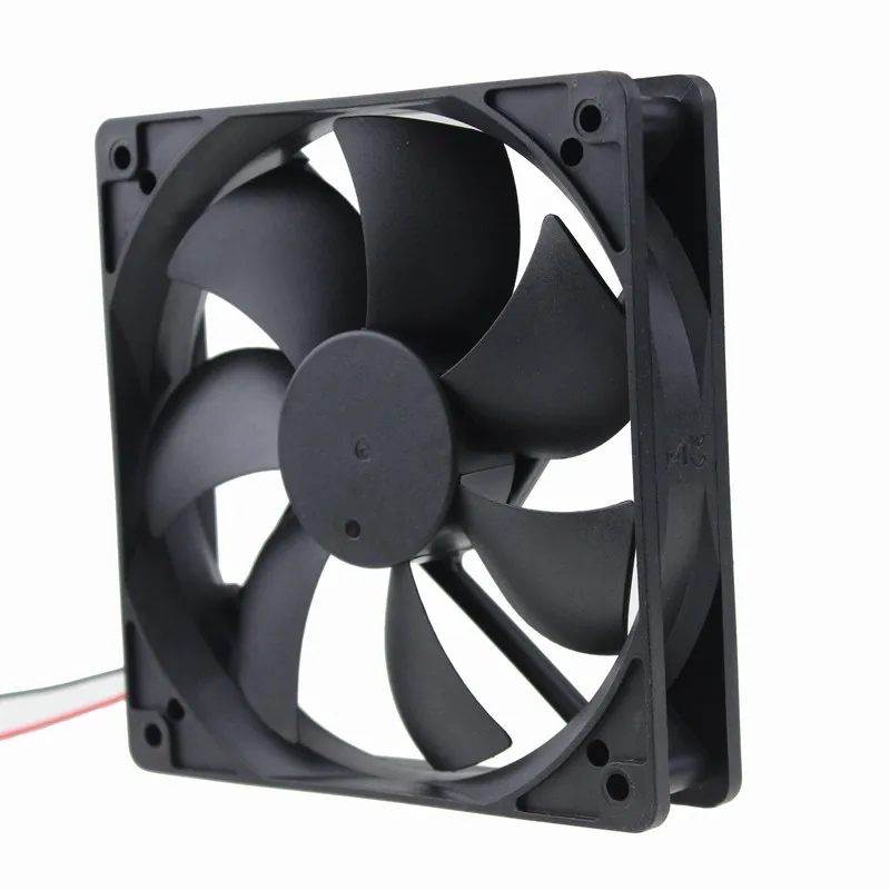 GDT-Ventilateur DC sans balais pour ordinateur PC, 1500 tr/min, 12V, 120x120x25mm, 12025S, 120mm