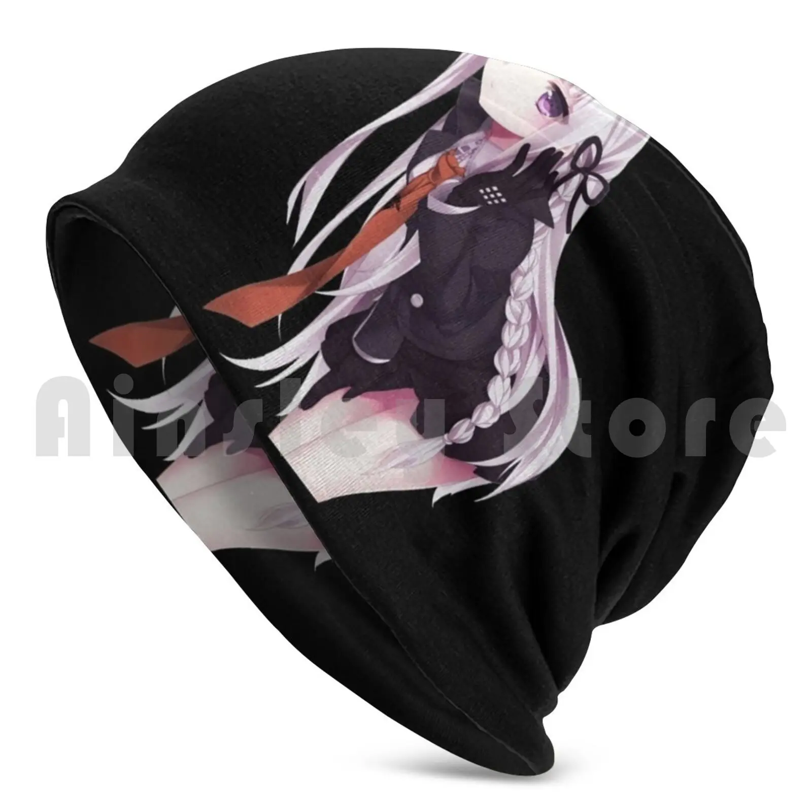 Danganronpa-Trigger Happy Waifu Beanie Hedging Cap DIY Print Cushion Danganronpa Anime Waifu Kirigiri Kyoko Junko