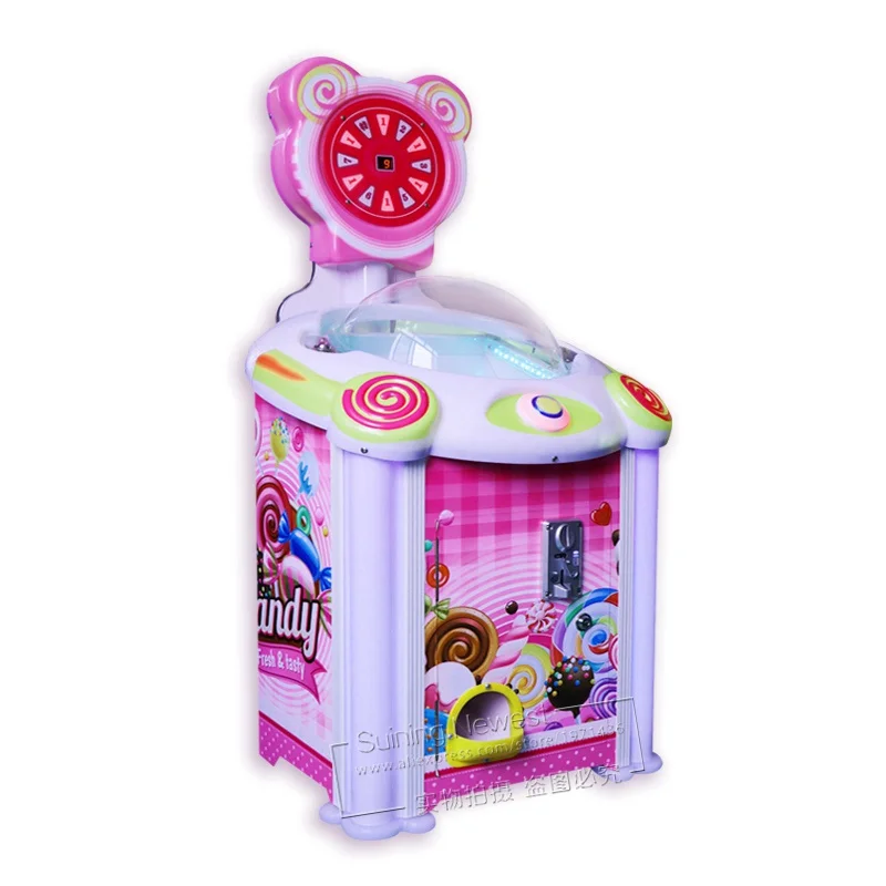 

Factory Cheap Price Children Adults Play Amusement Coin Operated Prize Gift Arcade Games Lollipop Candy Vending Machine