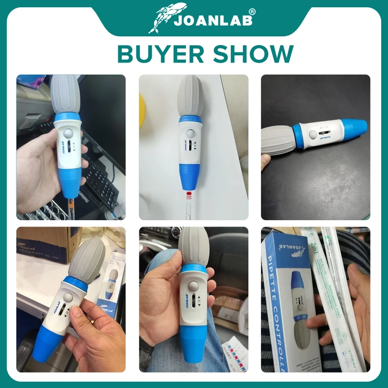 JOANLAB Official Store Pipette Large Volume Manual  Pipette Pump Laboratory Sampler Lab Equipment 0.1-100ml