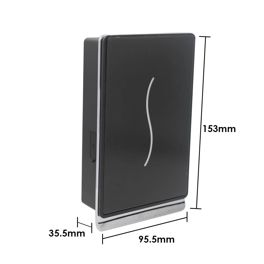 Imagem -05 - Tcp ip 125khz Cartão de Controle Acesso Comparecimento do Tempo Rfid Cartão Controlador Acesso 13.56mhz Wiegand in & para Fora Leitor de Cartão Porta 30000 Usuário