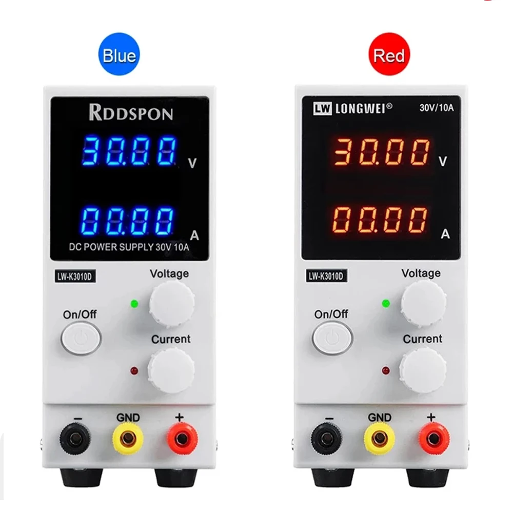 30V 10A Newly DC Power Supply 4 Digits Display Adjustable Mini Laboratory Switching Power Supply USB Charging Voltage Regulators