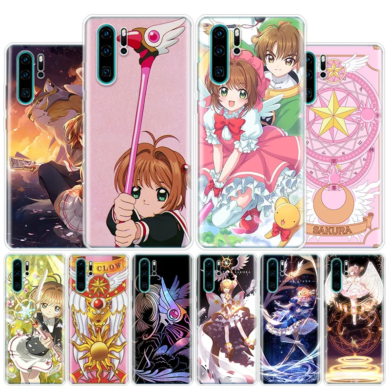 Card Captor Sakura Anime Cover Phone Case For Huawei Y5 Y6 Y7 Y9S P Smart Z 2019 Honor 10 Lite 9 20 9X 8S 8X 8A Pro 7A 7X Coque