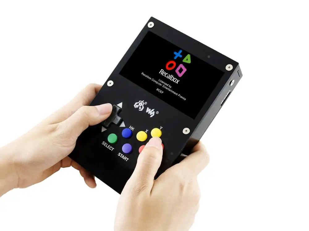 Waveshare – Console de jeu vidéo Portable GamePi43, avec Raspberry Pi, écran IPS de 4.3 pouces