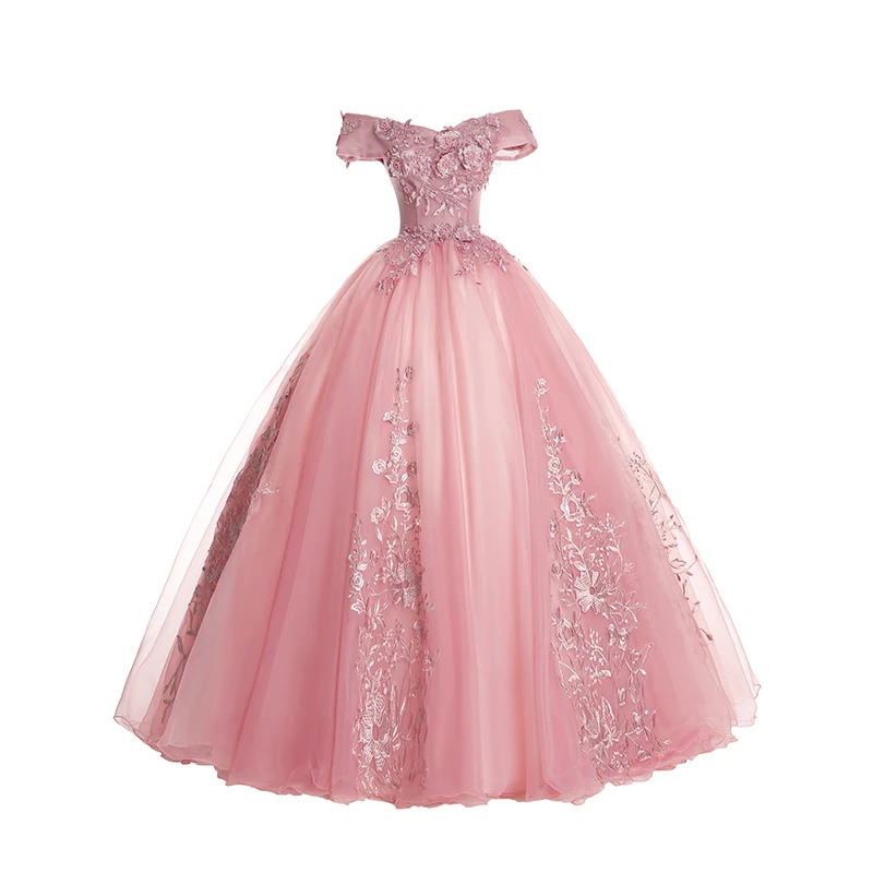 Vestidos De quinceañera sin hombros, vestido De baile De talla grande, vestido De graduación, Color caramelo, 2023