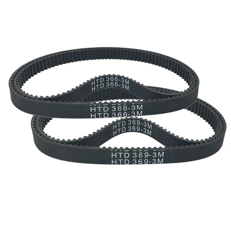 

360-369mm 120-123 Teeth Power Transmission Parts Timing Belt HTD360-3M HTD363-3M HTD366-3M HTD369-3M