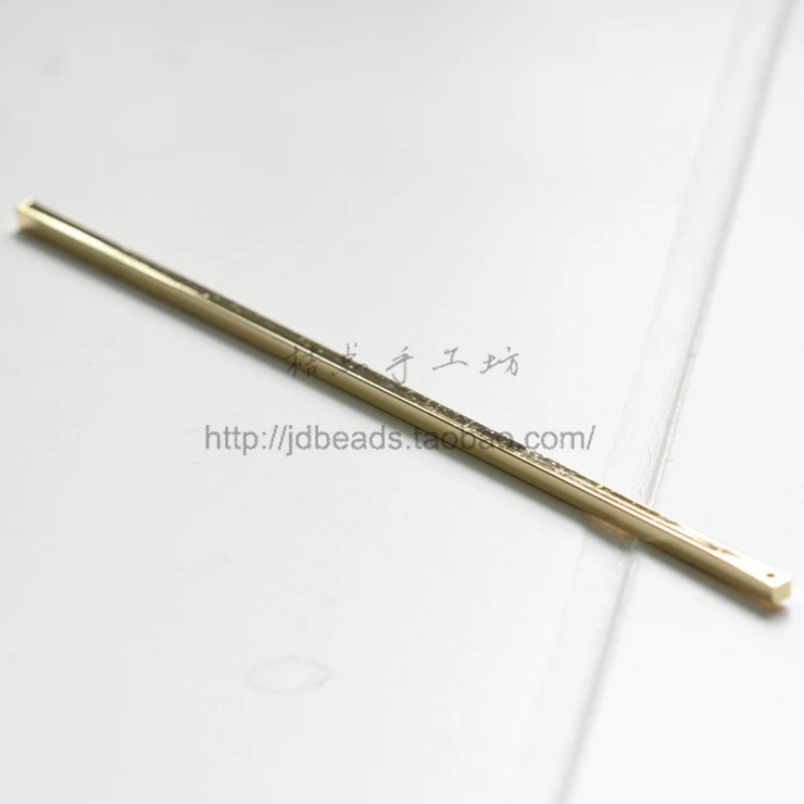 Solid Brass Long Square Bar - Stick 3x140mm (2037C)