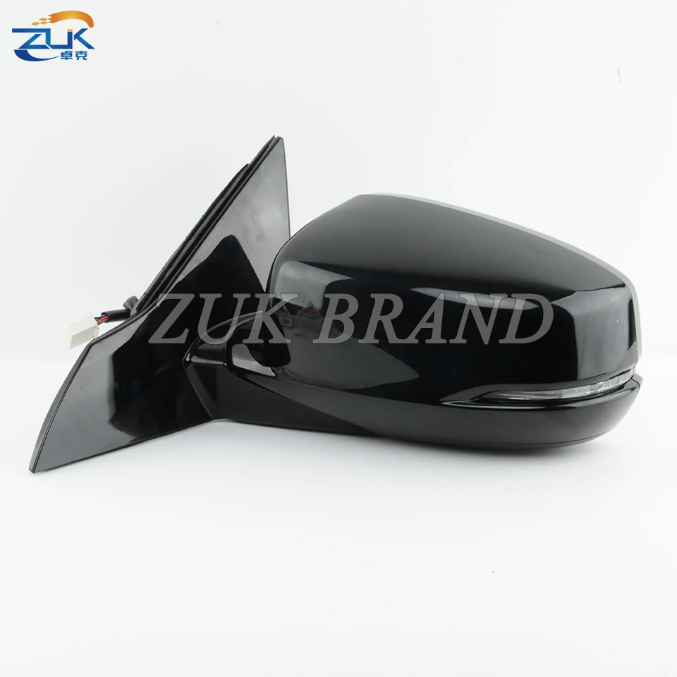 ZUK 8-PINS With Heated Turn Singal Electric Folding Functions Rearview Side Mirror Assy For HONDA ACCORD 2014 2015 2016 2017