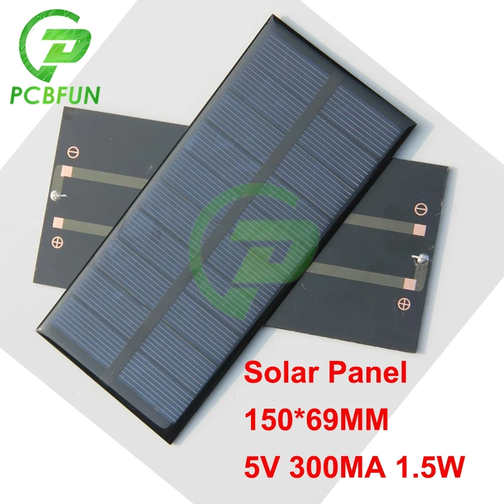 1pcs Solar Panel 2V 5V 6V 12V Mini Solar System DIY For Battery Cell Phone Chargers Portable Solar Cell 0.23W 0.8W 1W 1.5W 3W