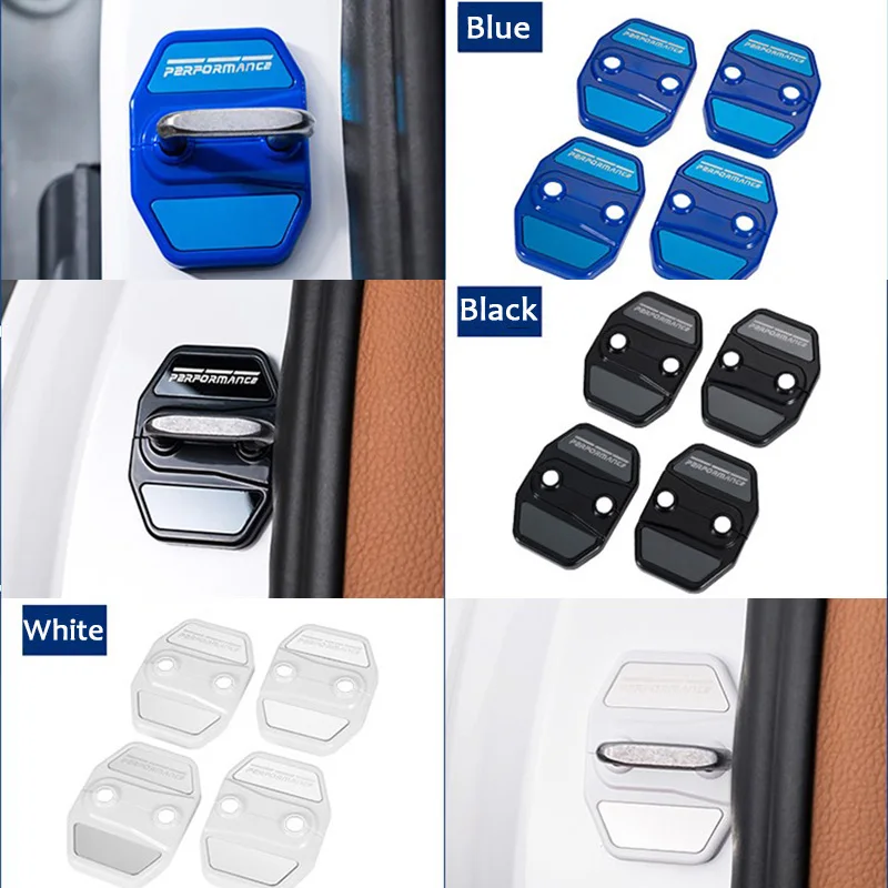 4PCS For BMW X2 X3 X4 X5 X6 F39 G01 G02 G05 G06 G11 G32 Car Door Lock Protective Cover Anti-rust Anti-wear Styling Accessories