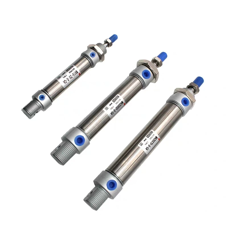 

MA16/20/25/32/40 Series stainless steel Mini pneumatic cylinder 25/50/75/100/125/150/175/200/250/300 mm stroke Free shipping