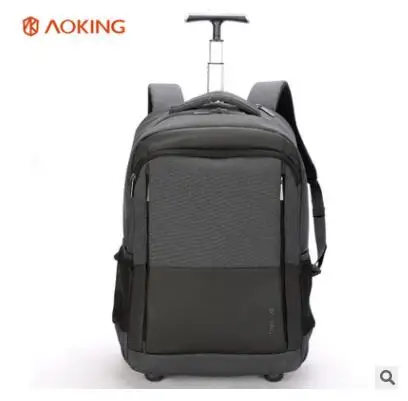 Men Rolling Luggage backpack bags on wheels Travel trolley bag  wheeled backpack for Business Cabin Travel baggage bags suitcase