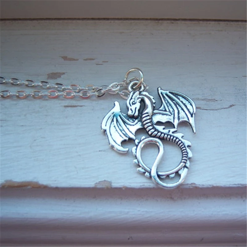 Dragon Necklace - Mother of Dragons Necklace - Tribal Necklace - Cool Pendant Necklace