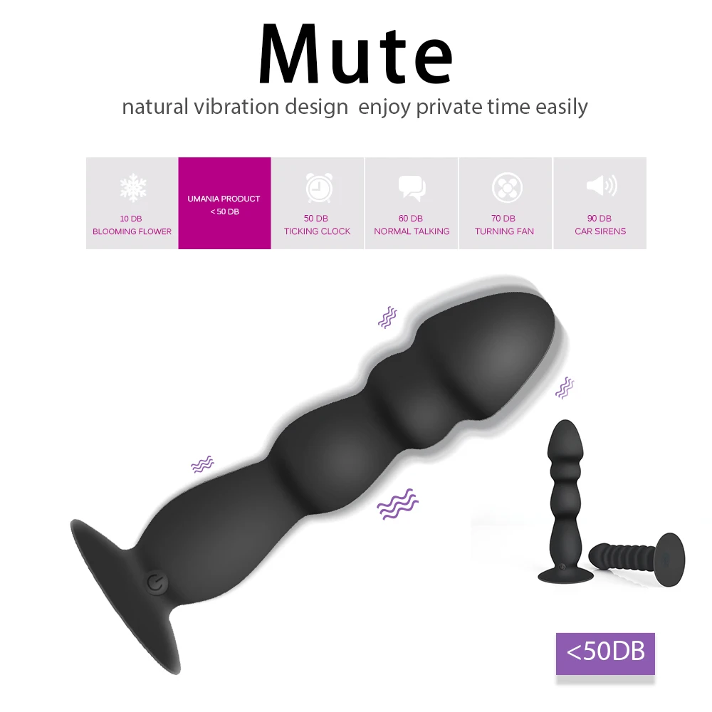 10 Speeds Wireless Remote Anal Dildo Male Prostate Massager Strong Sucker Unisex G-spot Stimulator Anus Penis Vibrator Sex Toys