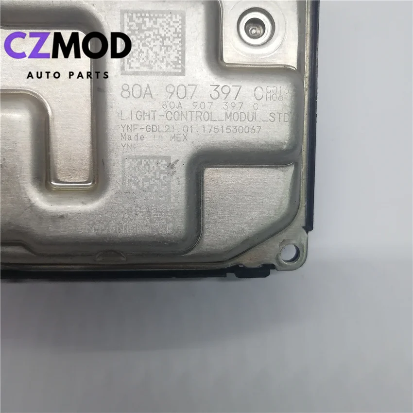 CZMOD Original 80A 907 397 C Headlight LED Control Computer Module 80A907397C For 2018 Aud-i Q5 8R A8 Car Accessories