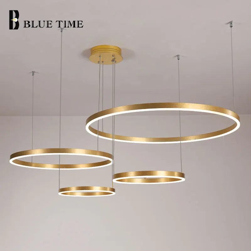 Gold Lamp Modern Chandelier Led Indoor Lustre 110v 220v Ceiling Chandelier Lighting for Living room Dining room Bedroom Kitchen