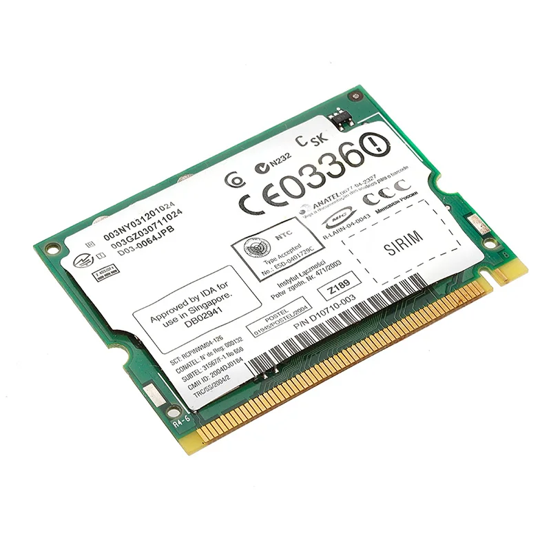 Pro/Wireless 2200BG 802.11b/G Mini PCI сетевая карта WIFI для Toshiba Dell